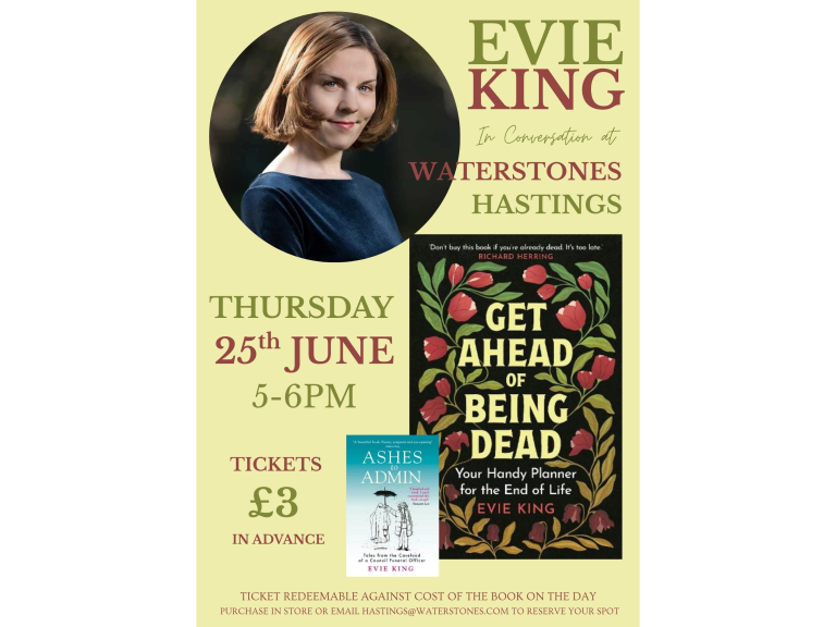 Evie King Book Launch Discussing "Get Ahead Of Being Dead"