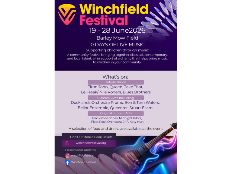 Winchfield Music Festival 2026 - Charity Event