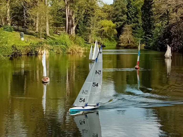 Model Boats on the Lake 