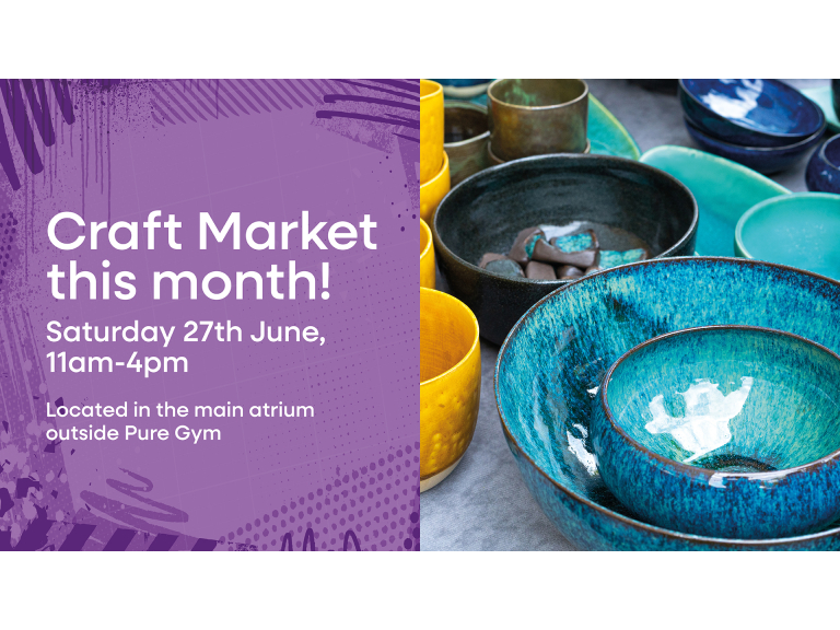 MONTHLY CRAFT MARKETS CONTINUE AT THE GALLERIA THIS JUNE!
