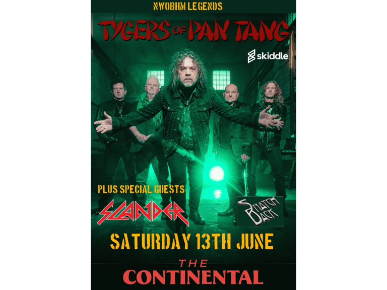 Tygers of Pan Tang & Slander UK & Snatch-Back Rock Preston