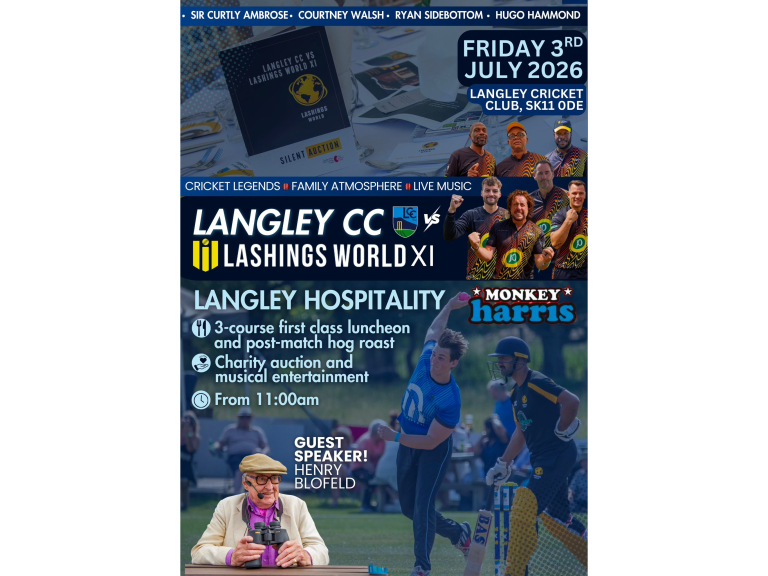 Langley CC vs Lashings World XI Charity Cricket Event