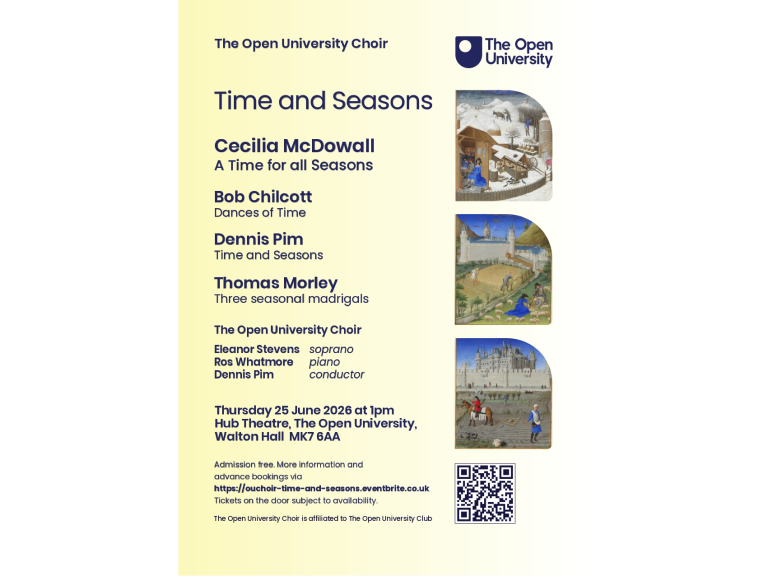 Open University Choir summer concert: Time and Seasons