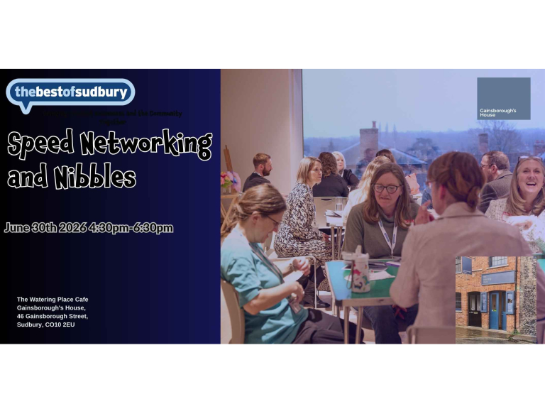 thebestof Sudbury Networking & Nibbles at the Watering Place Cafe, Gainsborough House
