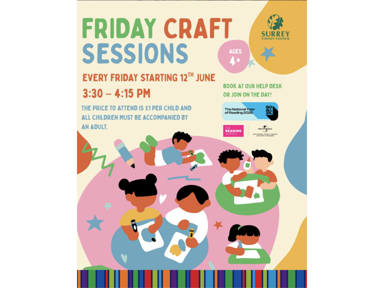 Friday Children's Craft Sessions: Banstead Library
