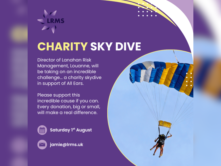 Charity Sky Dive with Lanahan Risk Management