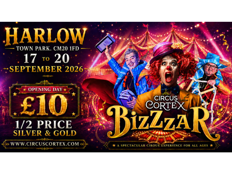 Circus Cortex at Harlow, Essex. 17-20 September 2026