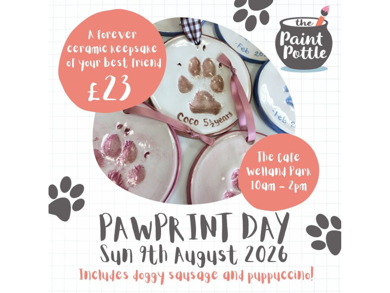 It's 'Pawprint Day' at The Cafe at Welland Park