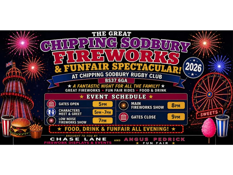 The Great Chipping Sodbury Fireworks & Funfair Spectacular 2026