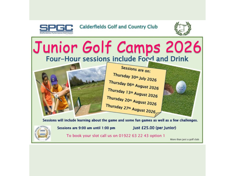 Junior Golf Camps 2026 – Fun Summer Holiday Activities for Kids in Walsall