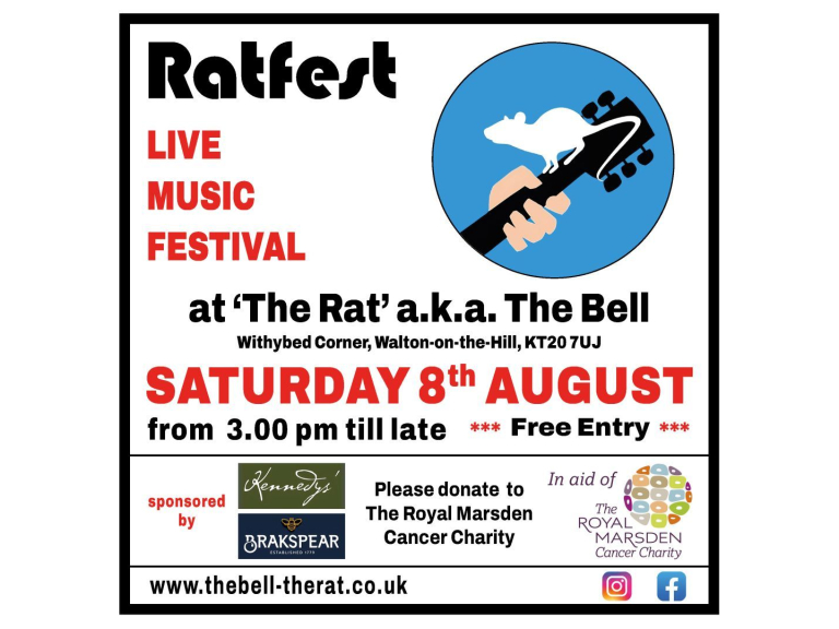 8th August 2026 - Ratfest Live Music Festival