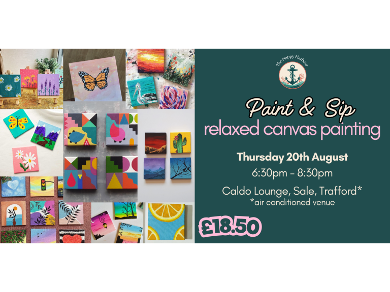 Paint & Sip: relaxed canvas painting, Sale, Manchester