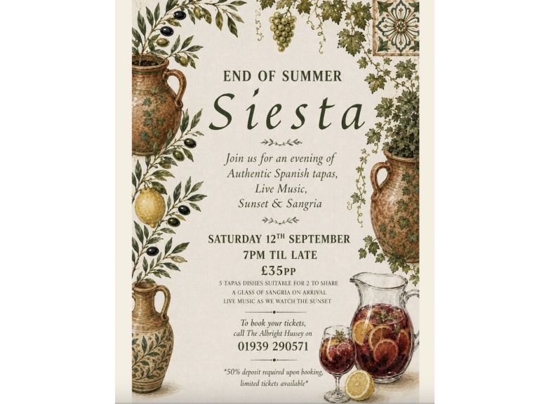End of Summer Siesta at Albright Hussey Manor
