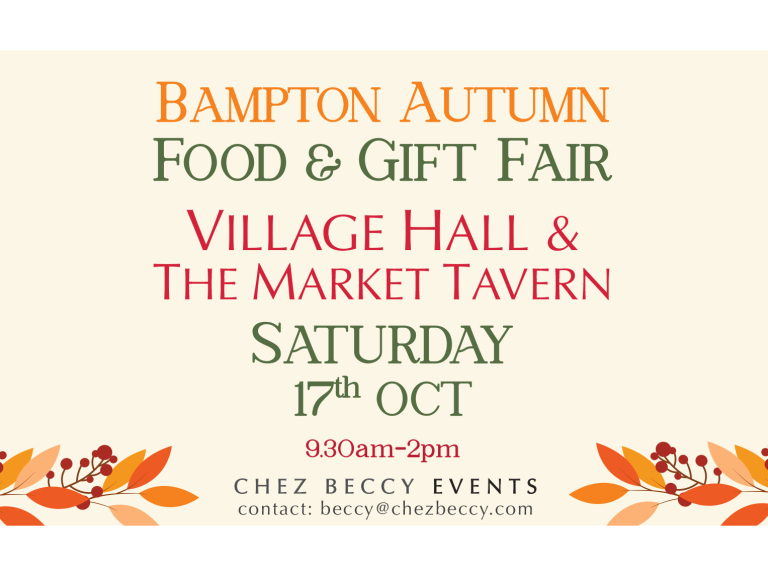 Bampton Autumn Food & Gift Fair 2026