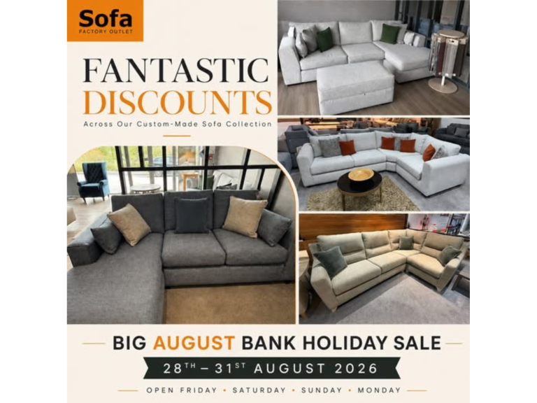 🔥🛋️ August Bank Holiday Sale at Sofa Factory Outlet 🛋️🔥
