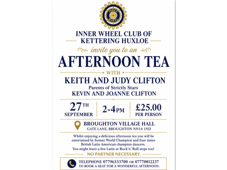 Afternoon Tea with Keith and Judy Clifton Parents of Strictly Stars Kevin and Joanne Clifton