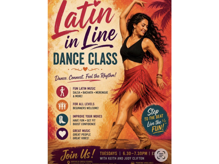 Latin in Line Dance Classes With Keith and Judy Clifton Parents of Strictly Stars Kevin and Joanne Clifton