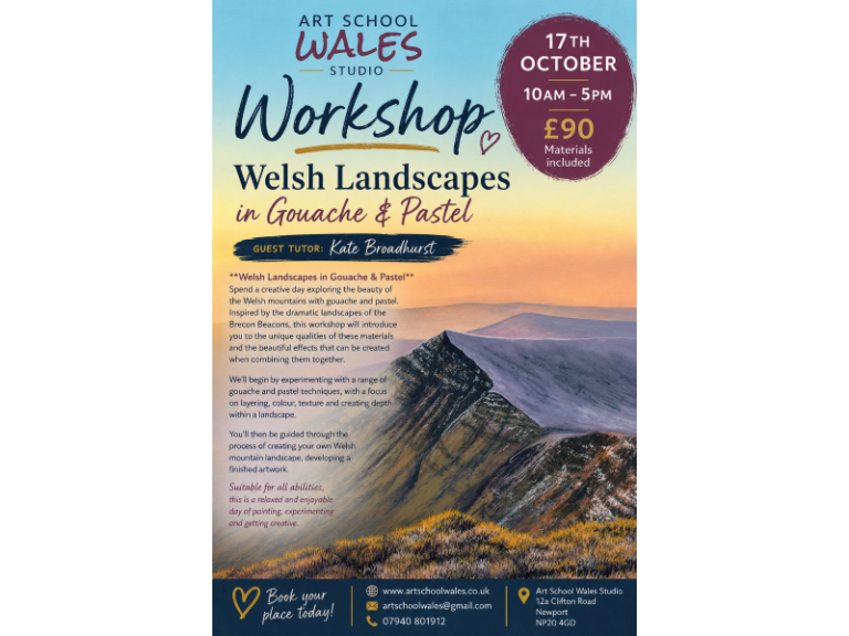 Welsh Landscapes Workshop - Art School Wales 