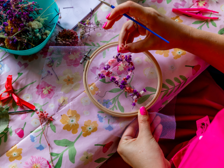 Everlasting Floral Hoop Workshop