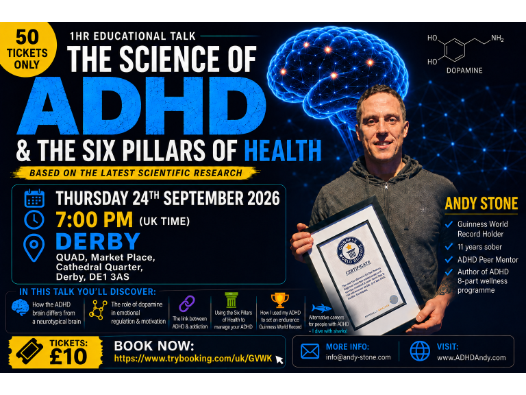 The Science of ADHD & the six pillars of health - 1 hr educational talk