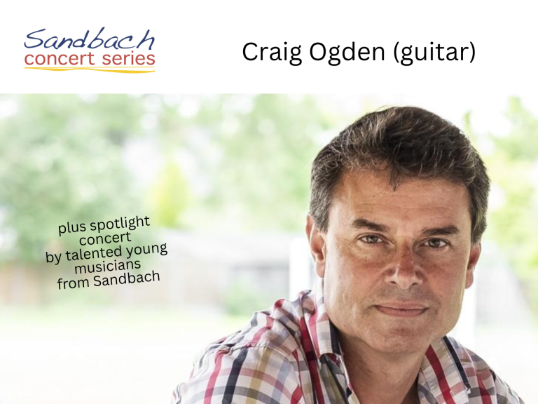 Craig Ogden (guitar) (Sandbach Concert Series)