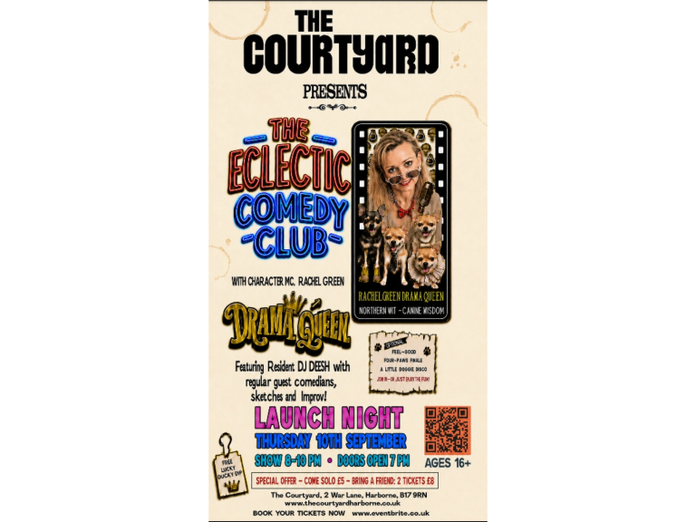 THE ECLECTIC COMEDY CLUB HARBORNE 