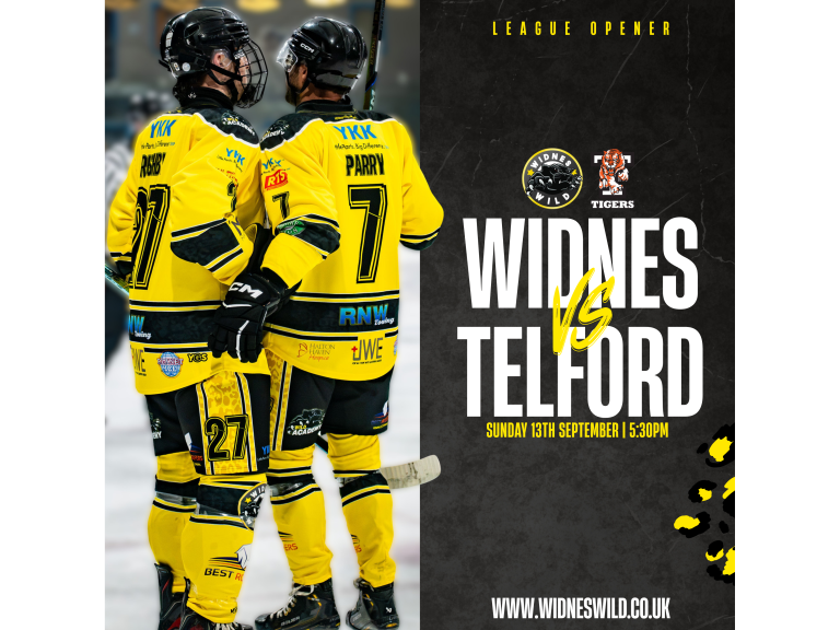 Widnes Wild vs Telford Tigers Live Ice Hockey Game - Sunday 13th September