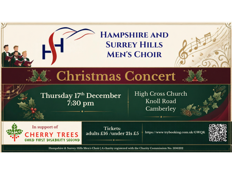 Hampshire & Surrey Hills Men’s Choir Christmas Concert