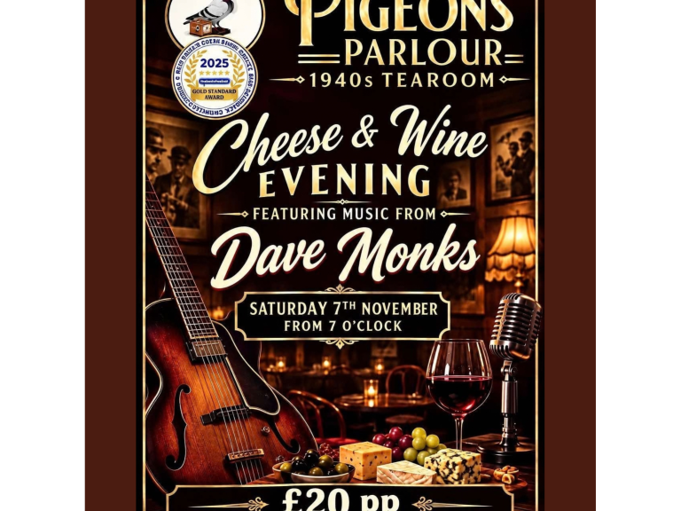 🧀🍷 Cheese, Wine & Good Times at Pigeons Parlour! 🎶✨