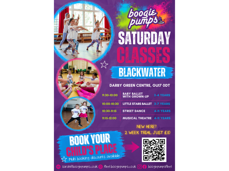Little Stars Ballet Classes (Ages 3 – 7) Boogie Pumps Blackwater