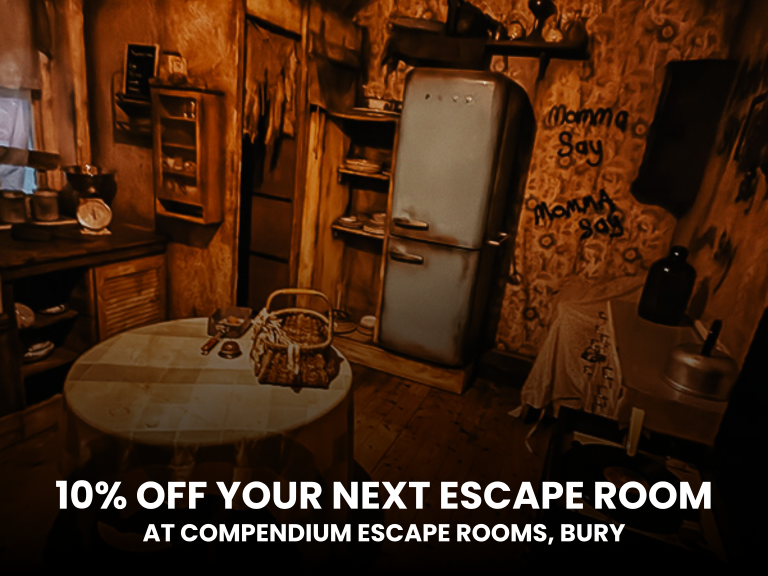 10% Off Your Next Escape Room at Compendium Bury