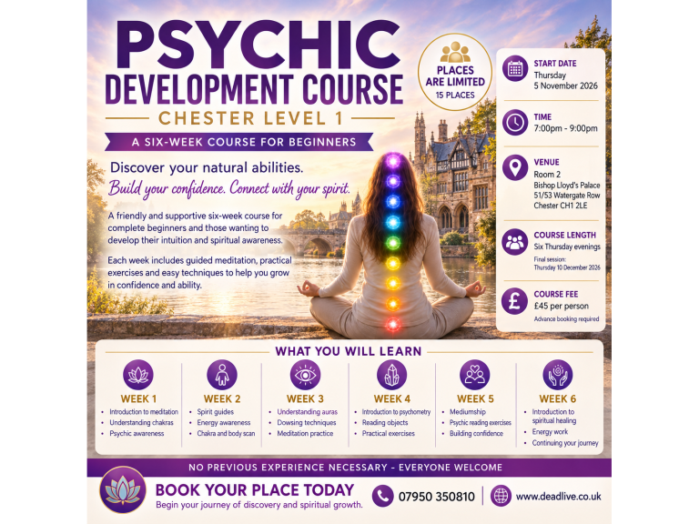 Six-week psychic development course for beginners