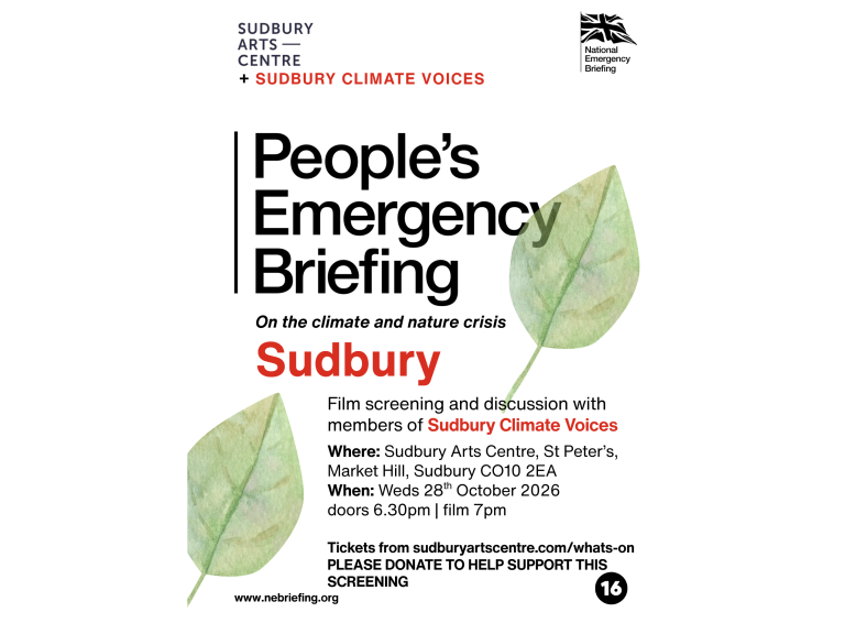 People's Emergency Briefing - Sudbury Arts Centre