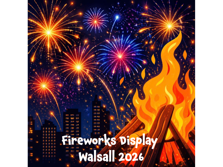 🎆 Walsall Fireworks Spectacular 2026 – A Night of Fireworks, Music & Fun! 🎆 