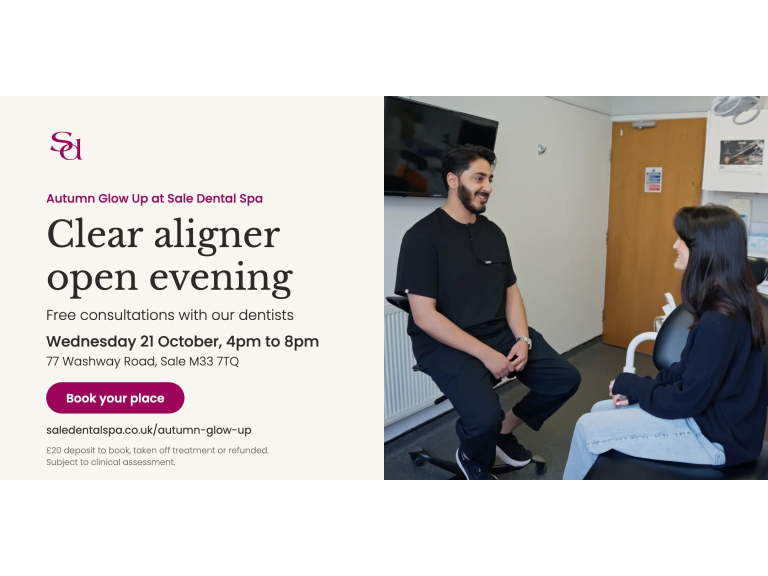 Clear aligner open evening at Sale Dental Spa