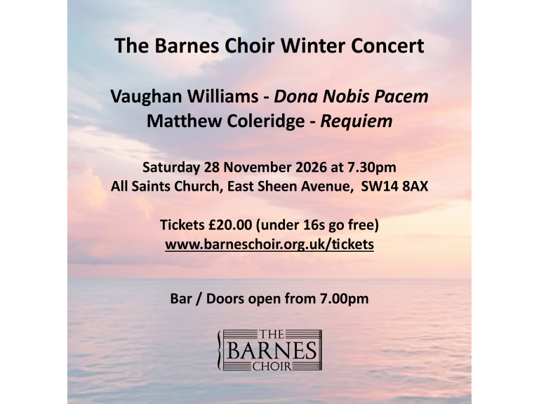 BARNES CHOIR WINTER CONCERT 