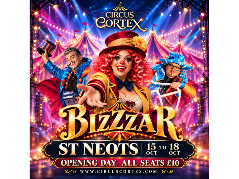 Circus Cortex at St Neots, Cambridgeshire. 15–18 October 2026