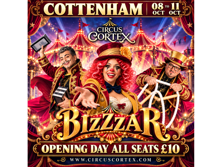 Circus Cortex at Cottenham, Cambridge. 8-11 October 2026