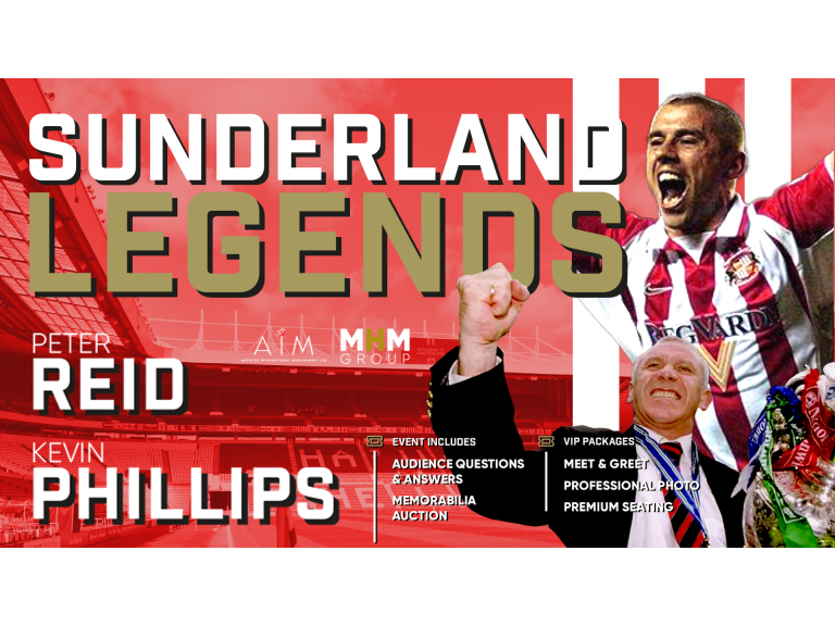 An Evening with Sunderland Legends Peter Reid and Kevin Phillips