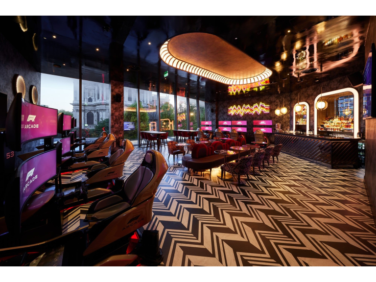 Watch the final NFL London game of the season at F1® Arcade London