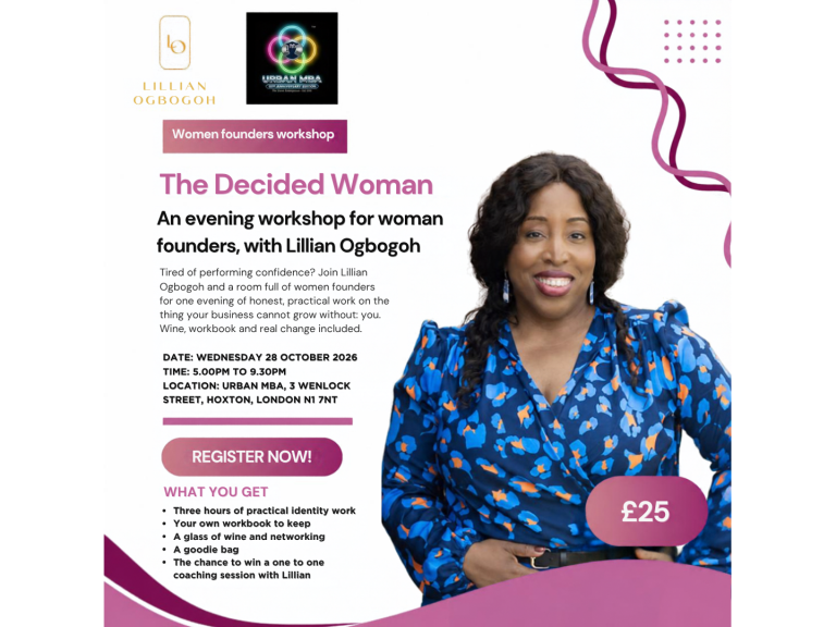 The Decided Woman: An Evening Workshop for Women Founders