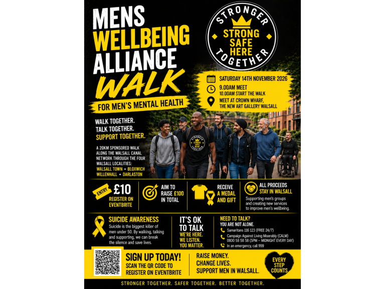 Mens Mental Health- 20 K Walk