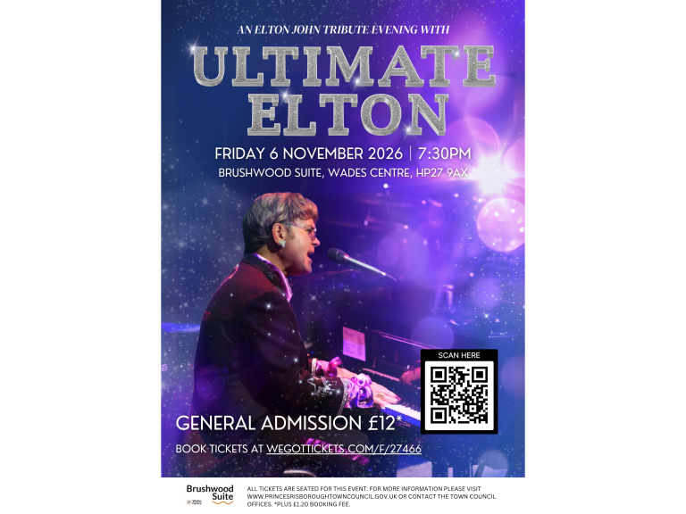 Ultimate Elton at the Brushwood Suite