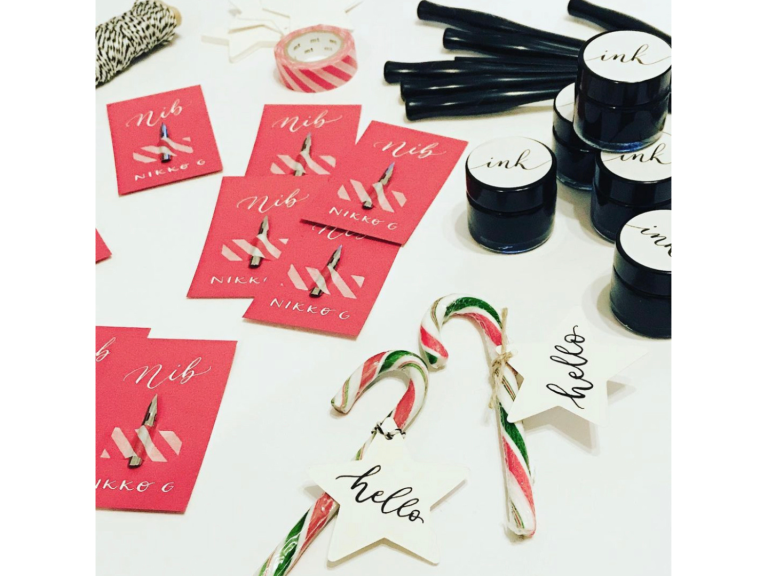 Christmas Modern Calligraphy Workshop 