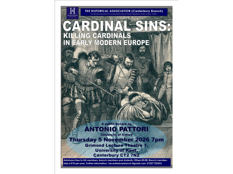 CARDINAL SINS: Killing Cardinals in Early Modern Europe