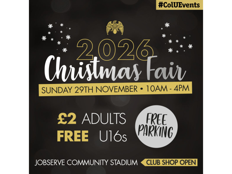 Colchester United Christmas Fair 2026 