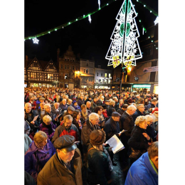 Carols in the Square in Shrewsbury 2024