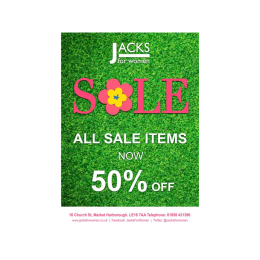 NOW 'Up to 50% Off' Summer Sale at Jacks For Women 