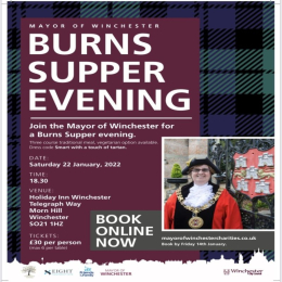 Mayor of Winchester - Burns Night Supper