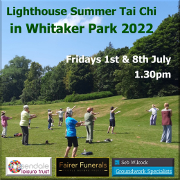 Summer Tai Chi in Whitaker Park, Rossendale